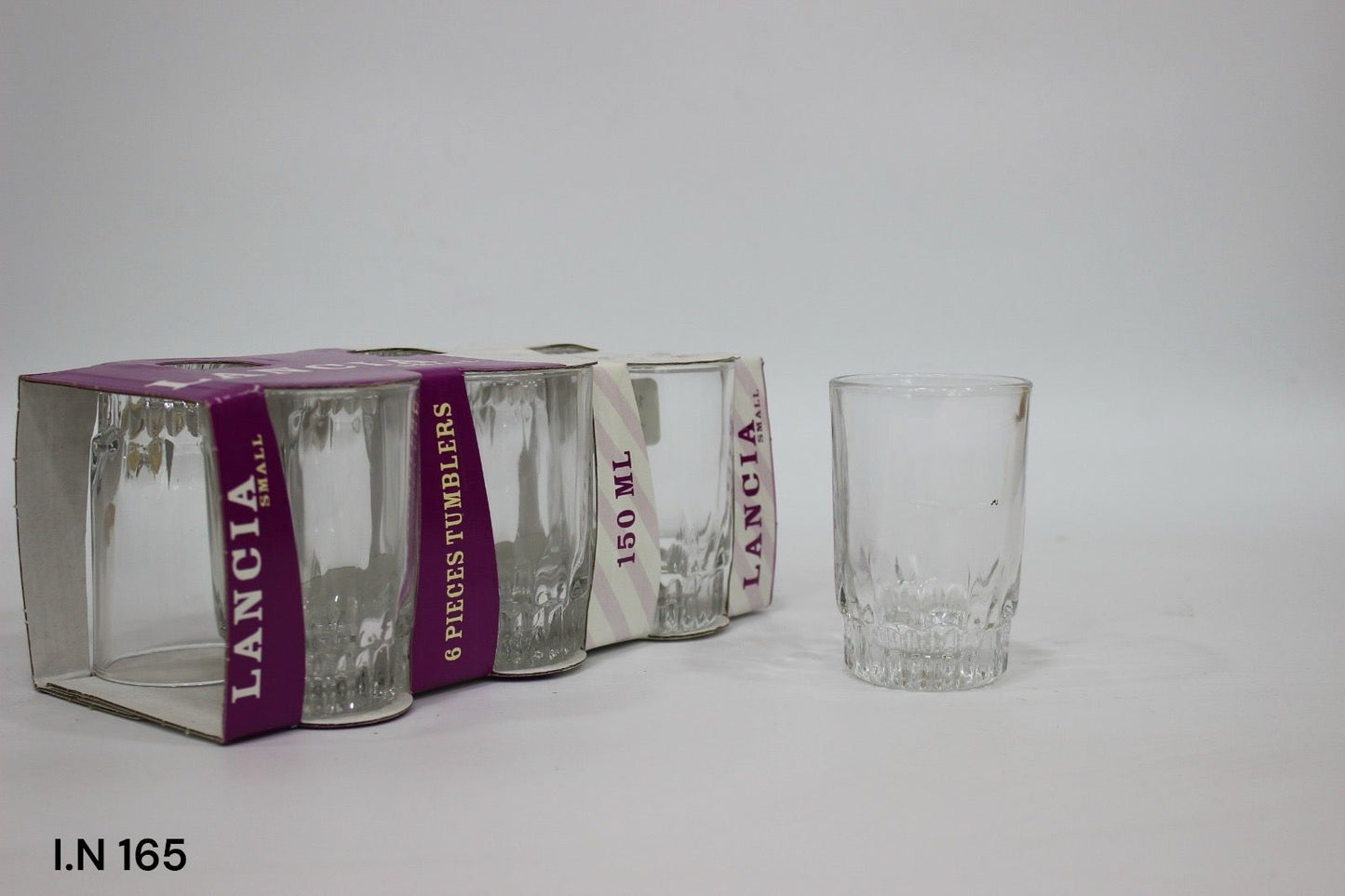 Assorted Glass Tea Cup Set – Multiple Designs & Sizes