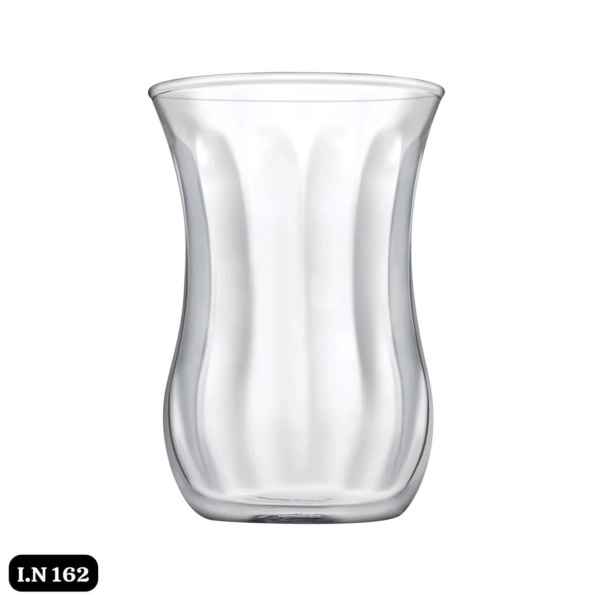 Assorted Glass Tea Cup Set – Multiple Designs & Sizes