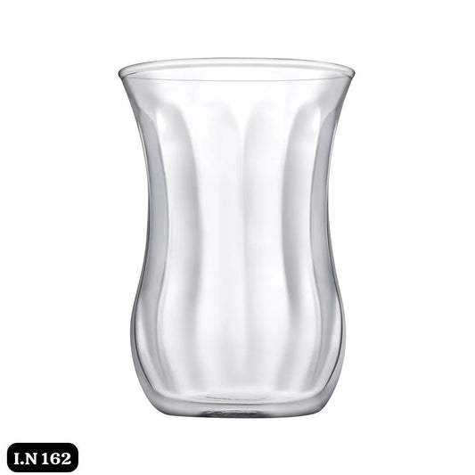 Assorted Glass Tea Cup Set – Multiple Designs & Sizes