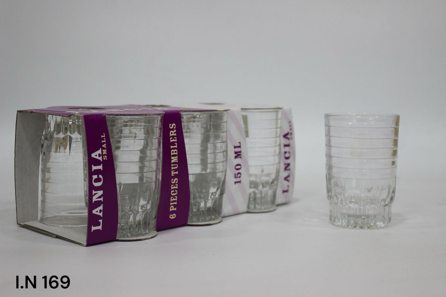 Assorted Glass Tea Cup Set – Multiple Designs & Sizes