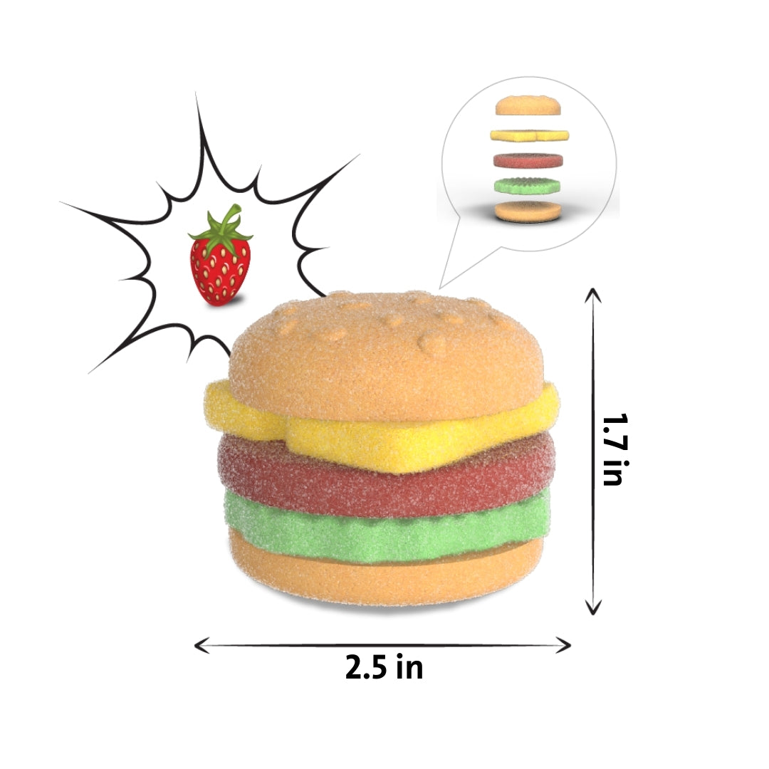 Yammiez Mallow Sweet Burger – Box of 96 Pcs