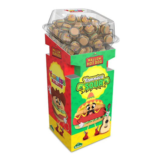 Yammiez Mallow Burger Floor Display "Stand"